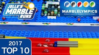 Marble Race Marble League 2017 Top 10 Highlights [upl. by Kyriako]