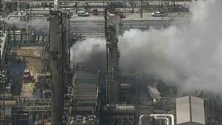 Marathon employee dies in Texas City refinery fire company says [upl. by Angil]