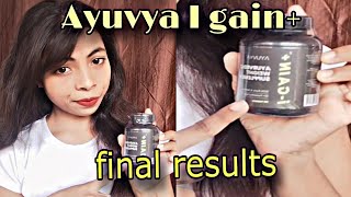 Ayuvya i Gain  review best ayurvedic weight gain suppliment  ranievans60 [upl. by Chlores714]