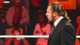 Raw  WWE Superstars vote no confidence in WWE COO Triple H  Part 2 [upl. by Airyt]