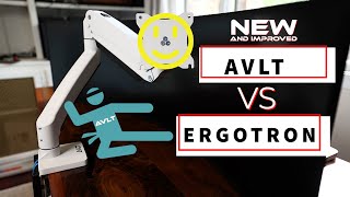 AVLT DM641 Delivers Ultra Wide Monitor Arm Solution Bye Bye Ergotron HX [upl. by Lisabet232]