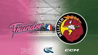 Arctic Thunder v Hellfish  Div 4  9th October  IceHQ Rec League ice hockey [upl. by Nelyt]