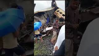 west bangal train accident 🚂kanchan jana express [upl. by Philemol]