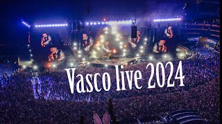 CONCERTO VASCO ROSSI SAN SIRO MILANO VASCO LIVE 2024 [upl. by Franzen]