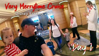 Very Merrytime Disney Fantasy 2019 Day 1 [upl. by Taggart]