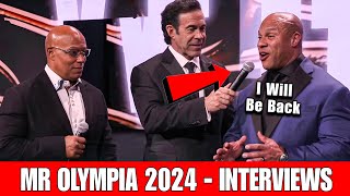 Phil Heath Interview Mr Olympia 2024  Mr Olympia 2024 Interviews [upl. by Gnouhk694]