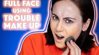 🗑 Full Face mit Flop Makeup Produkten 💩 letzte Chance Makeup im throwing away  Hatice Schmidt [upl. by Demmahom]