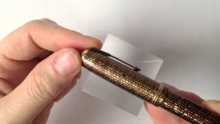 Parker Vacumatic Golden Web 1937 [upl. by Anihsat160]