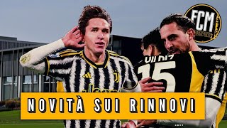 Juventus novità sui rinnovi di Chiesa e Rabiot II FcmNewsSport [upl. by Eaner]