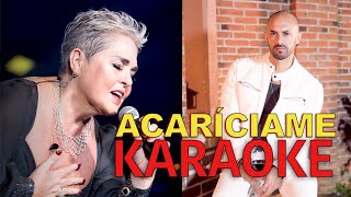 Acaríciame Karaoke Lupita DAlessio tono bajo de hombre Al estilo de Ferk [upl. by Eislek]