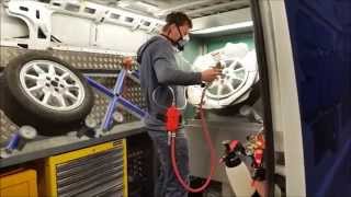 Mobile Alloy Wheel Repair Van Installation smartrepairtrainingcom [upl. by Nywles]