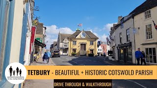 Tetbury Cotswolds  Drive Through amp Walking Tour Of Historic Market Town [upl. by Ahsemrak]