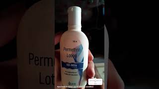 permethrin lotion use for allergy condition pleasesubscribemychannel medicalstudent [upl. by Tirb367]