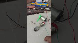 Dc motor free energy shortsfeed experiment diy science [upl. by Yhtrod80]