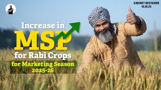 MSP for Rabi crops I Farmers welfare [upl. by Fabrice120]