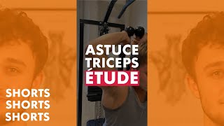 Extension triceps avec haltère meilleur que corde étude scientifique [upl. by Nya]