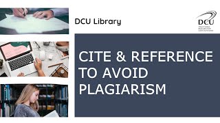 Cite amp reference to avoid plagiarism [upl. by Annelak]