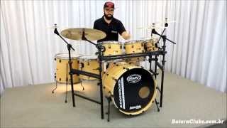 Bateria RMV Cross Road Natural sound check drum set [upl. by Mayhs141]