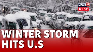 US Winter Storm LIVE  First Winter Storm Of The Season Hits The US Northeast  US News LIVE [upl. by O'Malley]