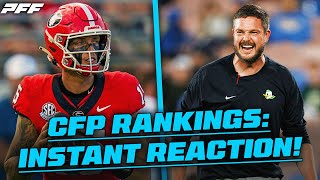 CFP Rankings Instant Reaction  PFF [upl. by Heuser667]