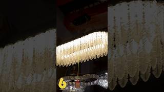 Chandelier Light Modernism Crystal LED Black Suspended [upl. by Ahseihs]