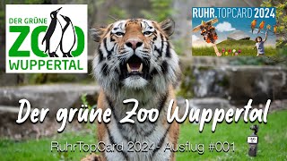 RuhrTopCard 2024  Ausflug 001  Der grüne Zoo Wuppertal [upl. by Nickey]