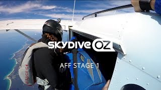 Learn to Skydive AFF STAGE 1 Training at Skydive Oz Australia [upl. by Paapanen]