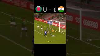 Bangladesh vs India football match viralvideo Hilight [upl. by Nayhr]