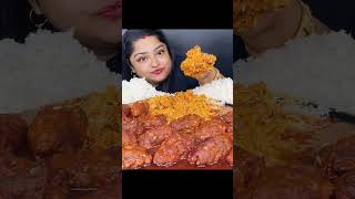 SPICY🔥🌶 MUTTON KEBAB MASALA CURRY AND BASMATI RICEmukbang maddyeats asmr [upl. by Baker533]