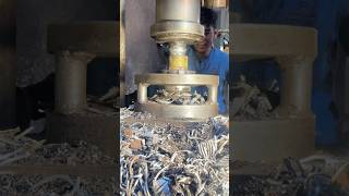 Amazing Process Electric Motor Rotor Crushing Recycling recycling scrap crushing [upl. by Oznarol]