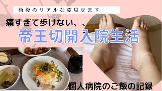 帝王切開入院生活のリアルな記録痛すぎる帝王切開入院生活コロナ禍出産VLOG [upl. by Okeim]