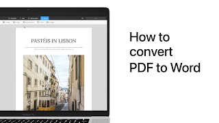 How to convert PDF to Word on Mac [upl. by Dionisio]