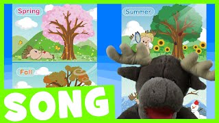 The Seasons Song  Simple Songs for Kids [upl. by Anallij561]