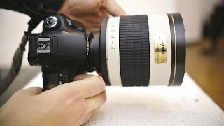 Weird lens reviews Samyang 800mm f8 Mirror amp 2x telecoverter with samples [upl. by Favien]