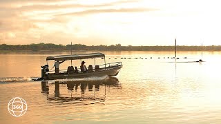 Boating Safaris in Nyerere National Park  360° Virtual Tour [upl. by Anigal]