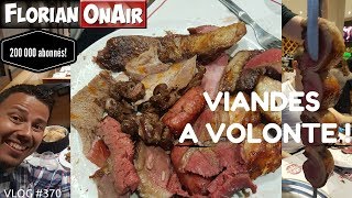 VIANDES A VOLONTE On dévalise un RODIZIO pour les 200 000 abonnés [upl. by Muire]