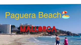 Paguera Beach 🏖️ Palma de Mallorca Spain 🇪🇸 [upl. by Tigram520]