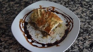 Pastel de berenjenas con calabacín y gambas Variedad en tu cocina [upl. by Acirej660]