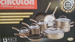 Circulon Circulon Premier Professional 13piece Hardanodized Cookware Set [upl. by Kazim]