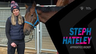 Get to know Steph Hateley  Victorian Apprentice Jockey [upl. by Lambart]