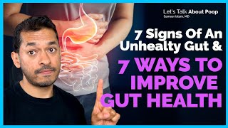 7 Signs Of Unhealthy Gut And How To Improve Gut Health [upl. by Anaujik]