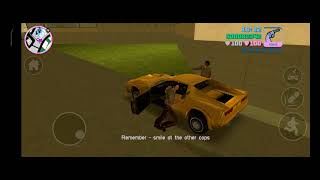 Gta Vice City Mobile  Mission 21  Cop Land [upl. by Oicnerolf900]