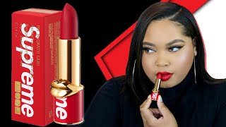 Pat McGrath x SupremeThe Best Red Lipstick Ever  10 Comparisons [upl. by Pul418]