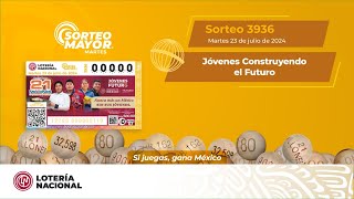 SORTEO MAYOR NO 3936 Jóvenes Construyendo el Futuro [upl. by Jamima]