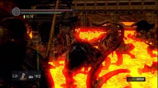 Dark Souls Tips Lost Izalith Bonfire and Killing Bounding Demons [upl. by Cacilie]