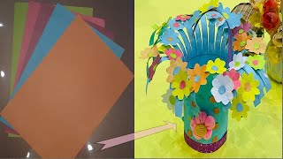 Handmade easy flower with love craft vairalvideo artist art foryou best capcut drawing easy [upl. by Cohby]