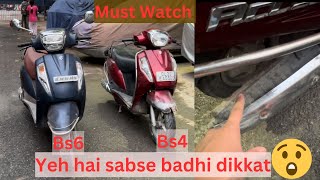 Suzuki Access 125 Bs4 Vs Bs6 Issues 😓  Detailed Review  2024  compression [upl. by Annaliese727]