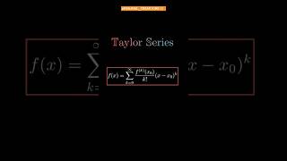 ✅In mathematics the Taylor series or Taylor expansion of a function maths taylorseries shorts [upl. by Ellerey]