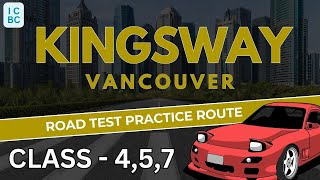 ICBC Kingsway Vancouver Practice Road Test  Demo Class 5 britishcolumbia [upl. by Yztim]