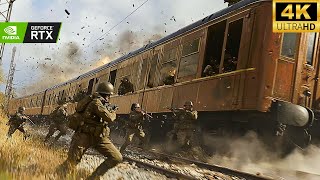 THE OTTOMAN TRAIN AMBUSHED  The Guerrilla Forces  Realistic ULTRA Graphics Gameplay 4K 60FPS [upl. by Milli]